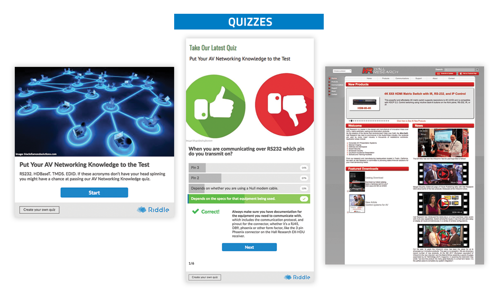 Commercial Integrator Quizzes